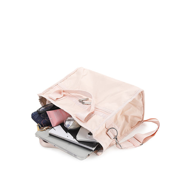 Large E/W Th Tote In Peach Blush - 41849010258222