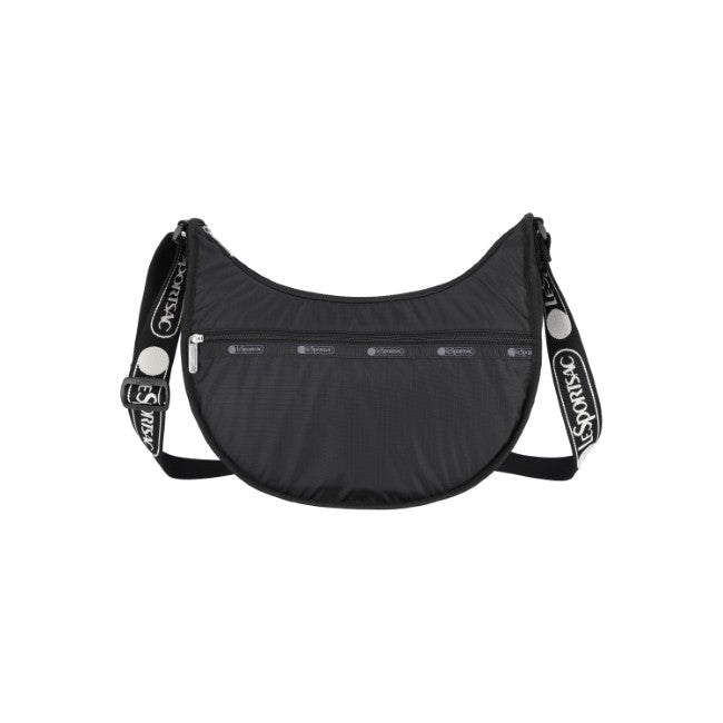 LeSportsac Unisex Everyday Hobo In Logo Jacquard Black - 42627907780910
