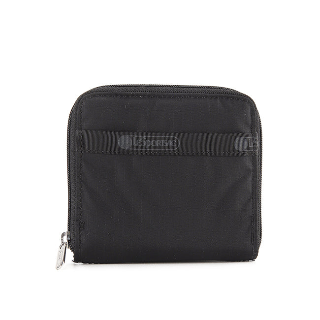 Compact Zip Wallet In Recycled Black - 41860931453230