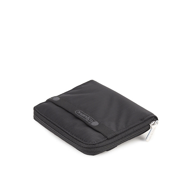 Compact Zip Wallet In Recycled Black - 41860931518766