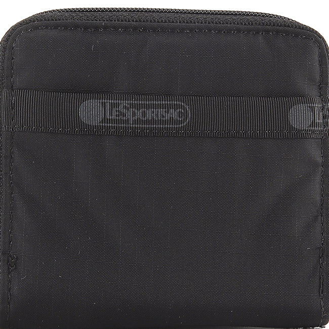 Compact Zip Wallet In Recycled Black - 41860931551534