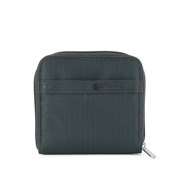 Compact Zip Wallet In Midnight Green - 42088571928878
