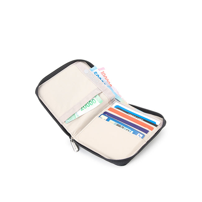 Compact Zip Wallet In Midnight Green - 42088572059950