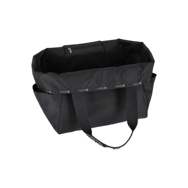 LeSportsac Unisex E/W Reversible Pkt Tote In Logo Jacquard Black T - 42627909517614