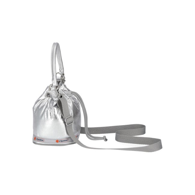 Sm Drawstring Bag In Astro Silver - 42466267070766