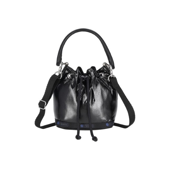 Sm Drawstring Bag In Astro Black - 42466267136302