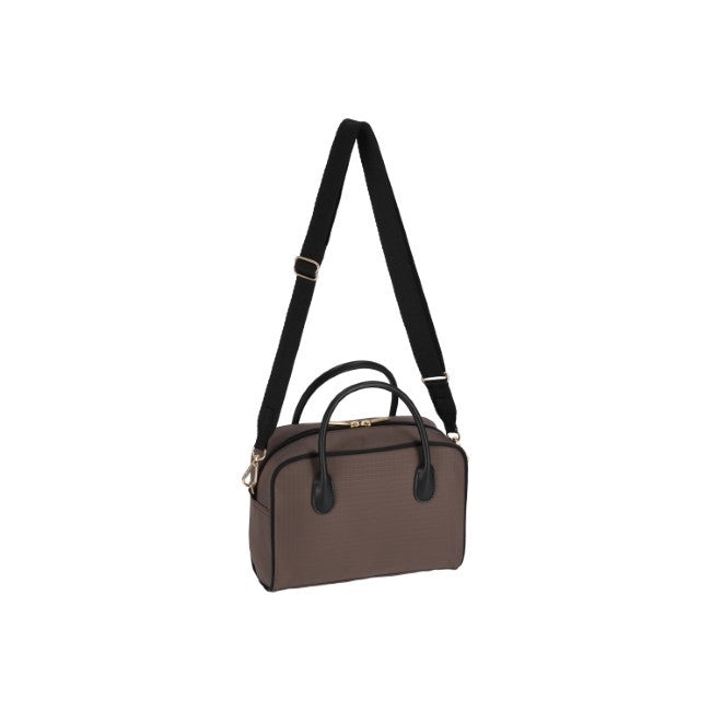 LeSportsac Unisex Square Th Crossbody In Uptown Dark Choco/Blk - 42627909615918