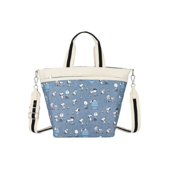 LeSportsac Unisex Bags Bucket Tote In Peanuts Happy Pals - 44039177437486