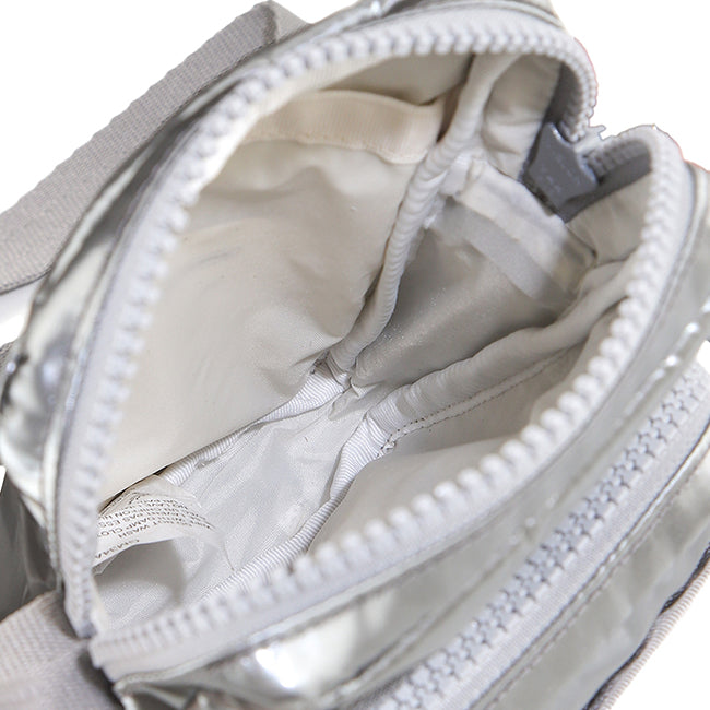 Mini Phone Bag In Gunmetal Gray Shine - 42088572322094