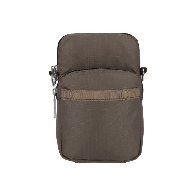 LeSportsac Unisex Mini Phone Bag In Dark Chocolate - 42627911483694