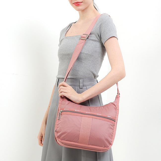 Essential Medium Hobo In Dusty Pink C - 42171241267502