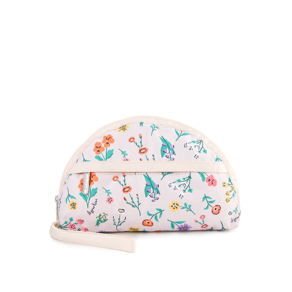 2-Zip Wristlet In Tossed Wildflowers - 42129376346414