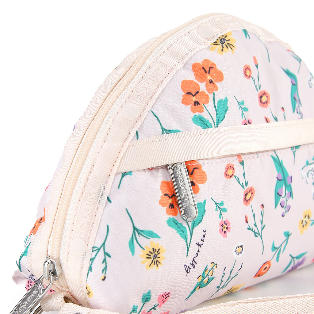 2-Zip Wristlet In Tossed Wildflowers - 42129376444718