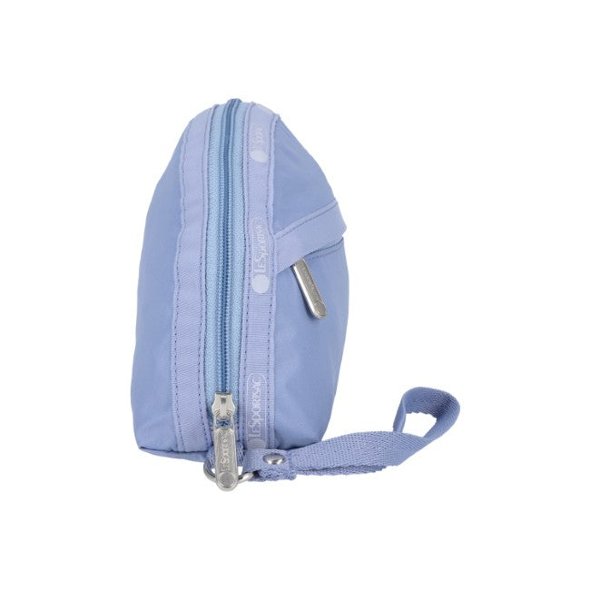 LeSportsac Unisex 2-Zip Wristlet In Slate Blue - 42627912139054