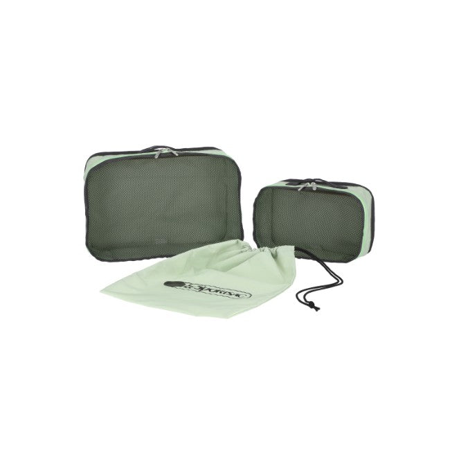 LeSportsac Unisex Packing Pouch Set In Frosty Green/ Thunder - 42627915546926