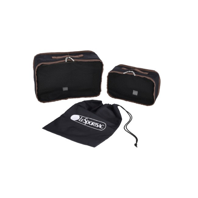 LeSportsac Unisex Packing Pouch Set In Deep Sea/Dark Chocolate - 42627915186478
