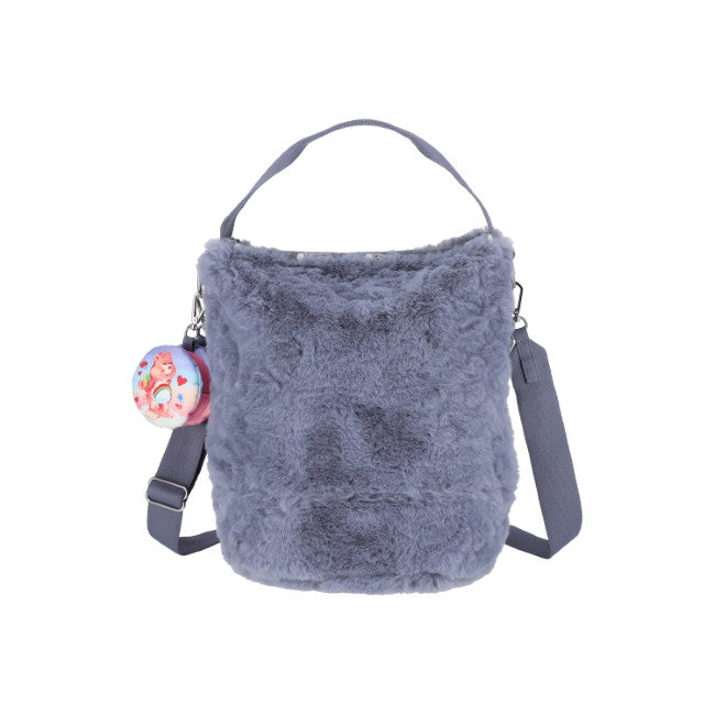 LeSportsac Unisex Convertible Bucket Bag In Care Bears Fuzzy Gray - 42627915710766