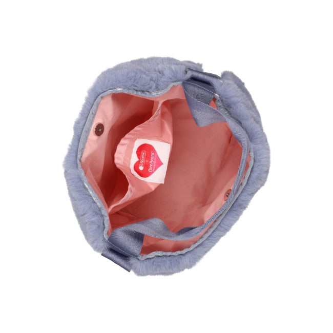 LeSportsac Unisex Convertible Bucket Bag In Care Bears Fuzzy Gray - 42627915776302