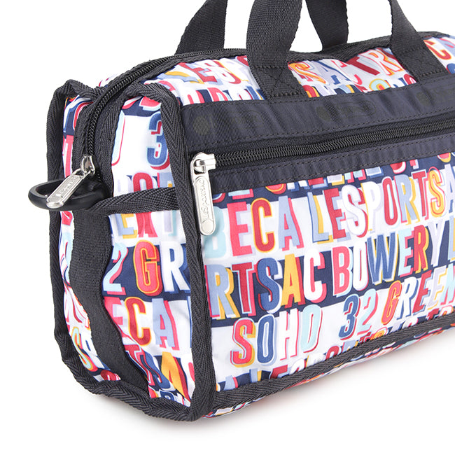 LeSportsac Unisex Mini Duffel Crossbody In Downtown Nyc - 43367087210798