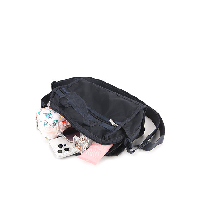 Mini Duffel Crossbody In Deep Sea Blue - 42088579858734