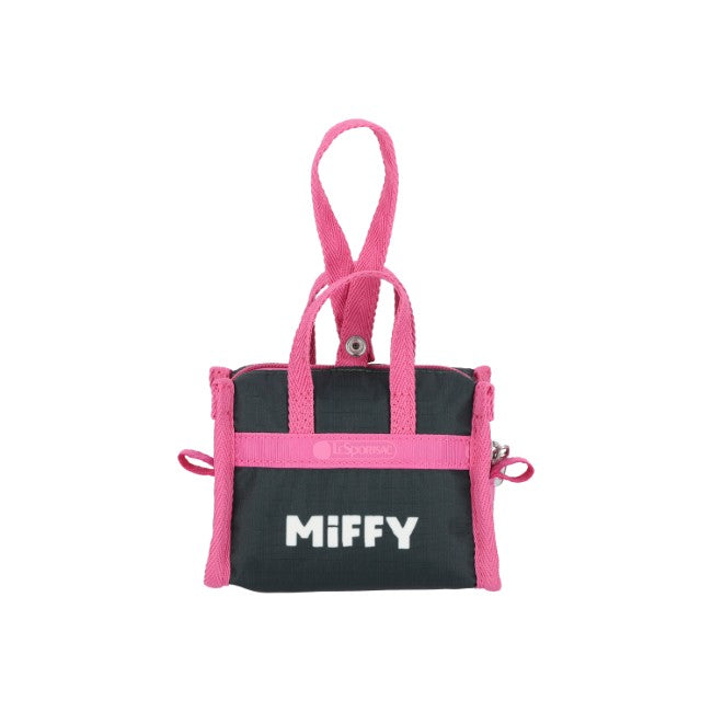 LeSportsac Unisex Bags Micro Weekender Charm In Miffy Green/Pink Charm - 44039192969518