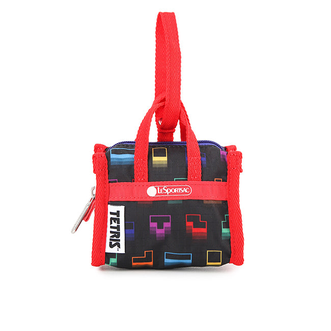 Micro Weekender Charm In Tetris Falling Blocks/Pnk - 42133886435630