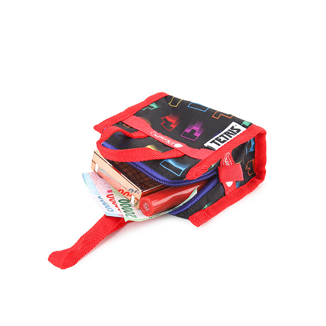 Micro Weekender Charm In Tetris Falling Blocks/Pnk - 42133886632238