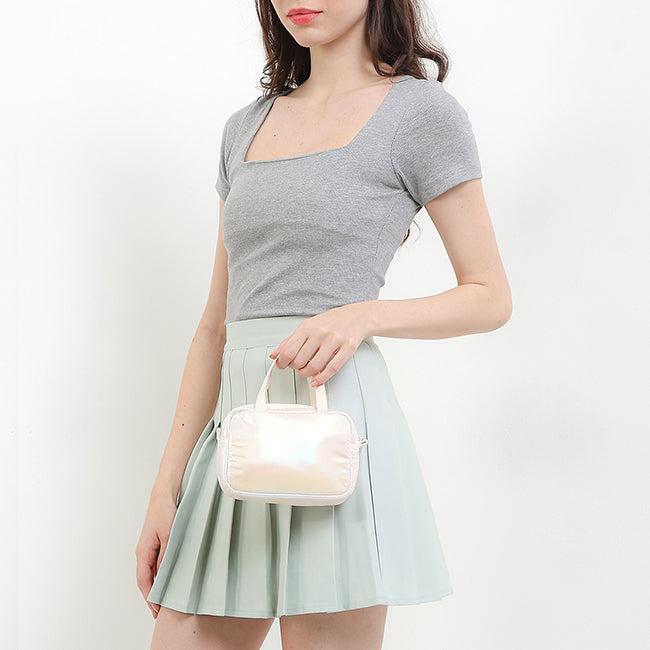 Gradient Micro Bag In Pearlized Gradient Shine - 42371231580462