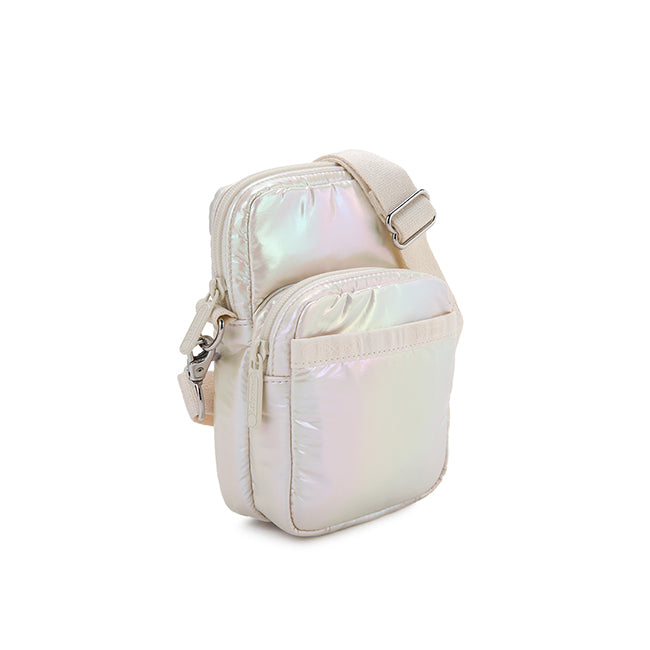 Gradient Mini Phone Bag In Pearlized Gradient Shine - 42371234955566