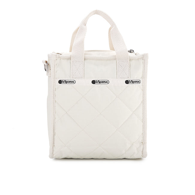 Mini N/S Tote W/ Pearls In Starlight Pearl - 42424518967598