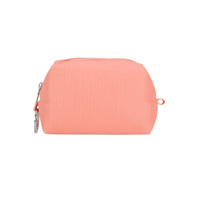 Small Zip Pouch In Coral Punch - 45055202951470
