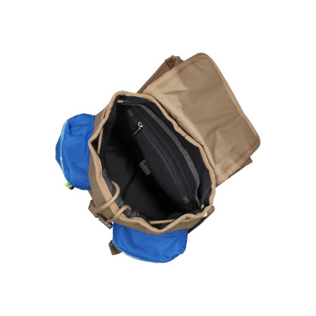 Msgm Voyager Backpack In Voyager Khaki/Blue - 45618343248174