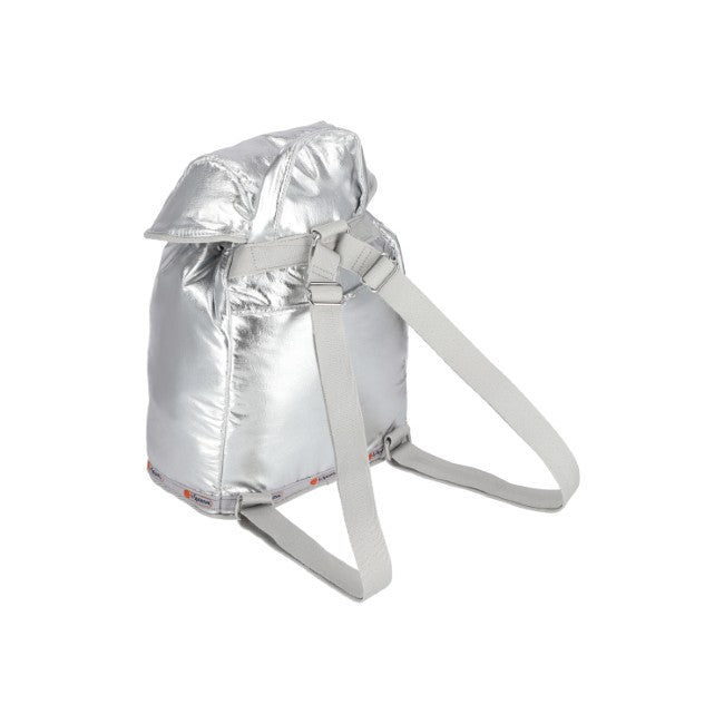 Puffy Backpack In Astro Silver - 42466268217646