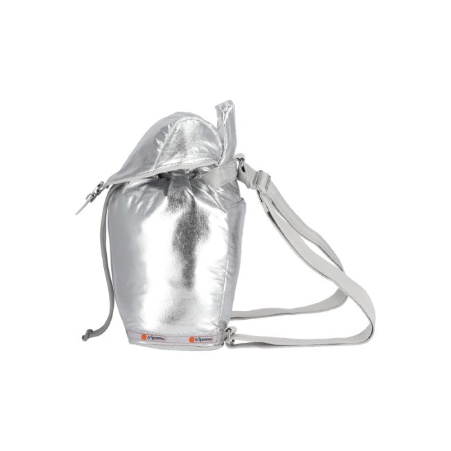 Puffy Backpack In Astro Silver - 42466268283182