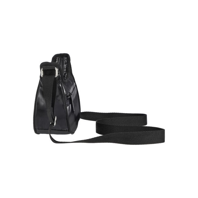 Mini Hobo Crossbody In Black Shine - 45055202787630