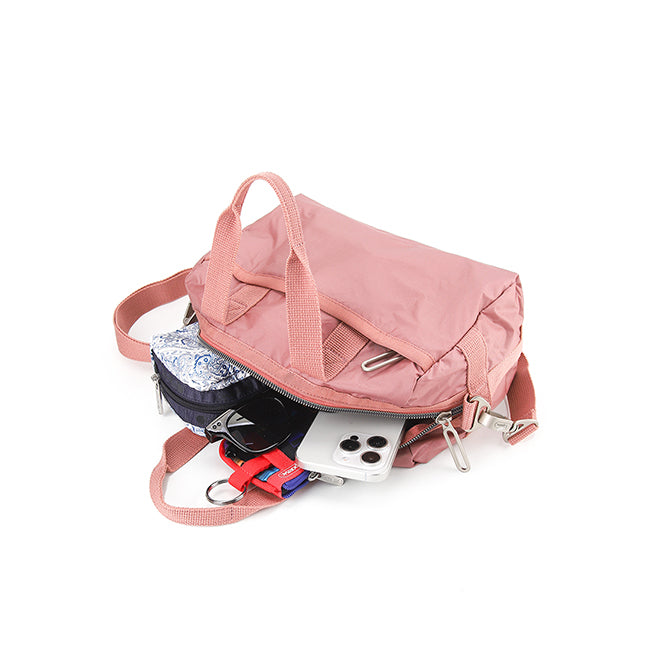 Small Uptown Satchel In Dusty Pink C - 42171244347694