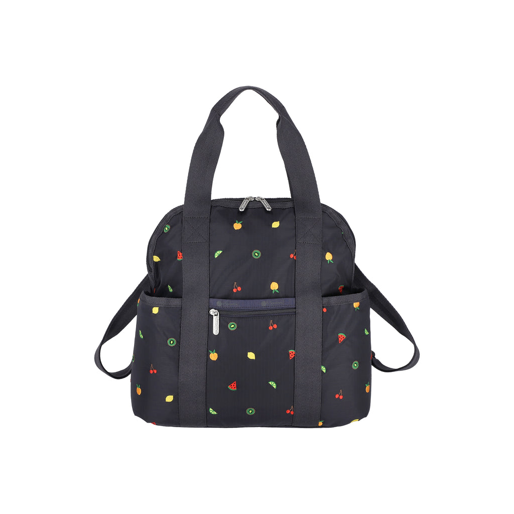 Double Trouble Backpack In Mixed Fruit Embroidery - 41848879513902