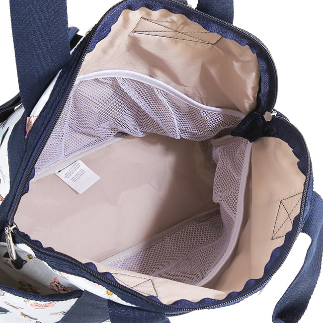 Double Trouble Backpack In Playful Cats Sky Blue - 41859206250798