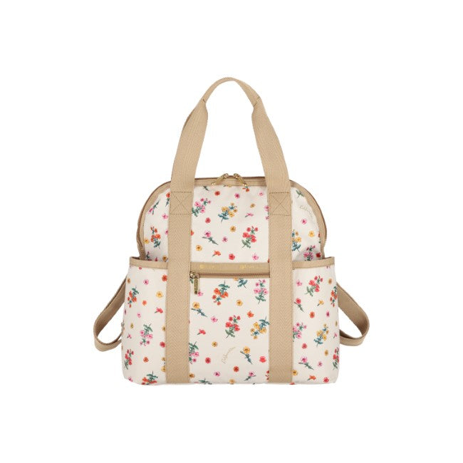 LeSportsac Unisex Double Trouble Backpack In Dainty Garden - 42627922198830