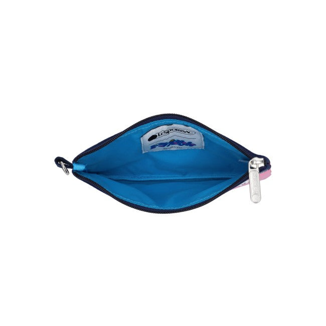 Wristlet Pouch W/ Round C In Doraemon With Meow - 46427960049966
