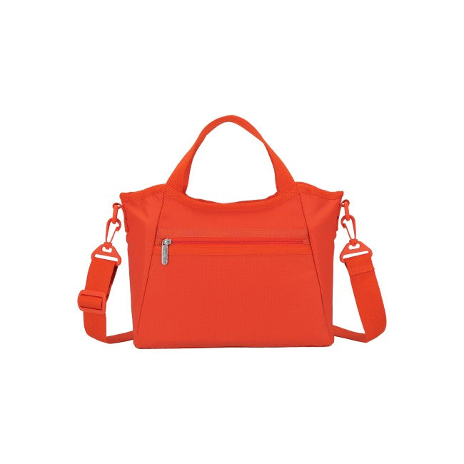 Sm Double Top Handle Hobo In Autumn Orange - 46427957494062