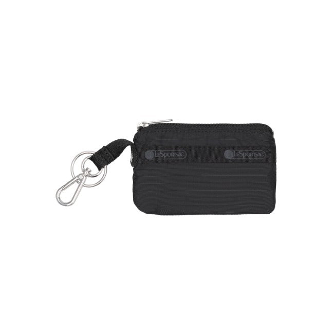 LeSportsac Unisex Wallet Zip Card Holder In Recycled Black - 44039240974638