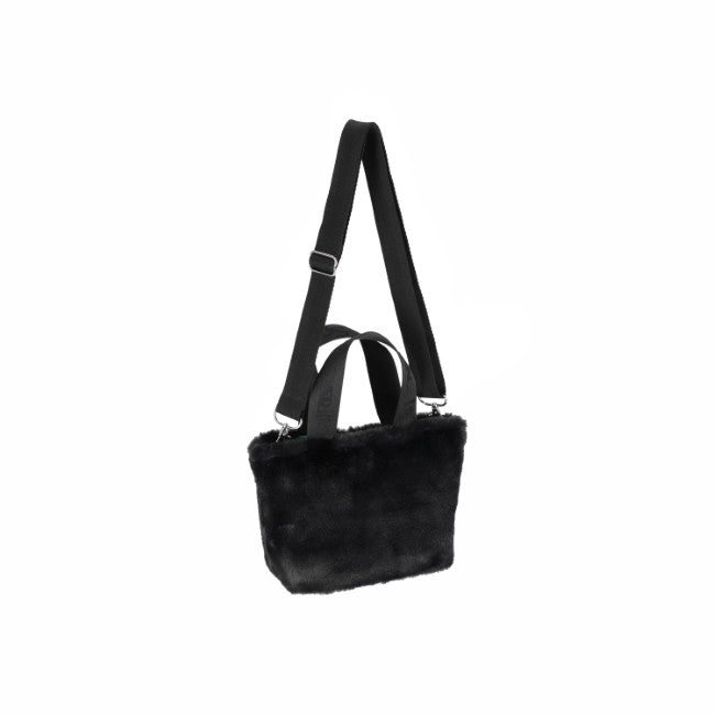 LeSportsac Unisex Bags Fur E/W Tote In Black Fluffy Fur - 44039260799278