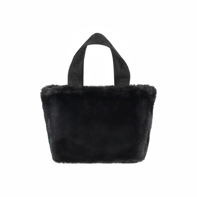 LeSportsac Unisex Bags Fur E/W Tote In Black Fluffy Fur - 44039260897582