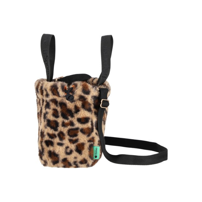 LeSportsac Unisex Bags Fur Drawstring Tote In Leopard Fluffy Fur - 44039270891822