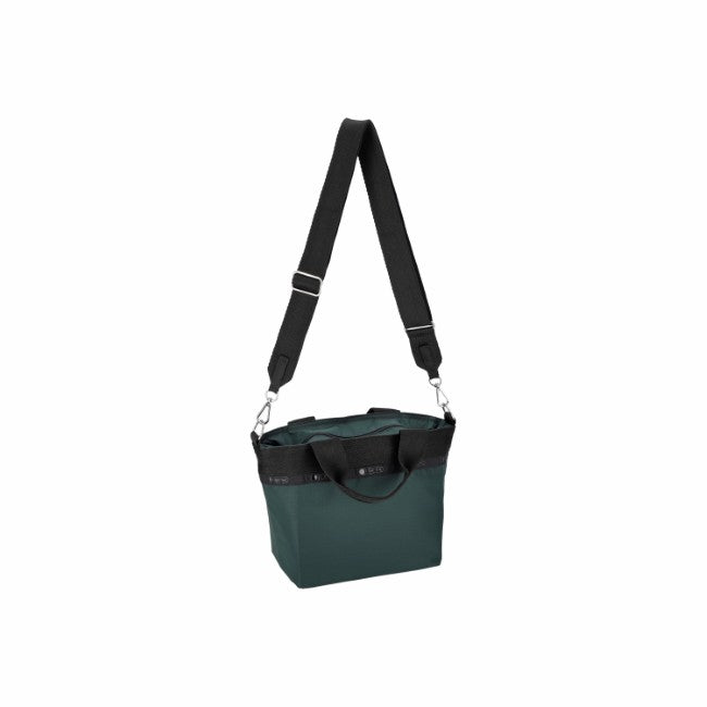 LeSportsac Unisex Bags Small Bucket Tote In Midnight Green/Black - 44039277609262