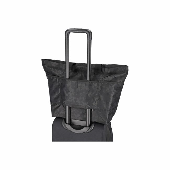 LeSportsac Unisex Carlin Zip Top Tote Bag In Black Floral Jacquard - 42627926655278