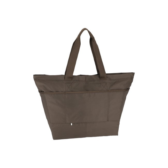 LeSportsac Unisex Carlin Zip Top Tote Bag In Dark Chocolate - 42627926884654
