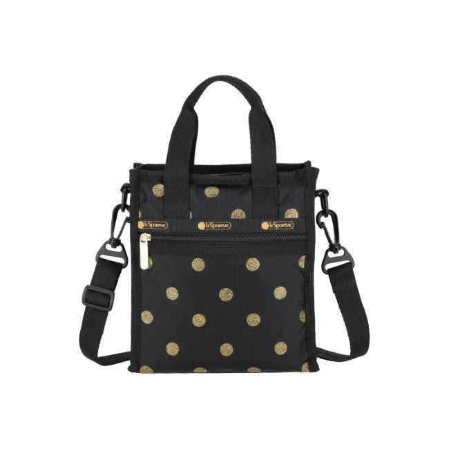 LeSportsac Unisex Bags Mini N/S Tote In Gold Glitter Dots - 44039286980910