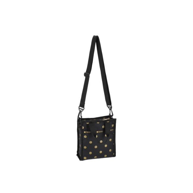 LeSportsac Unisex Bags Mini N/S Tote In Gold Glitter Dots - 44039287013678